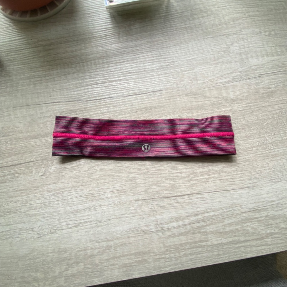 Lululemon Pink Heathered Headband - OS